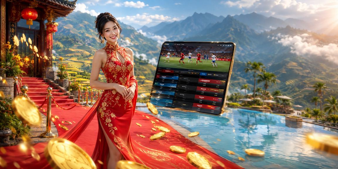 Người dùng xem kết quả xổ số tại lễ hội vùng núi Sa Pa Việt Nam